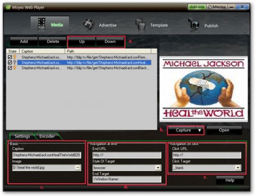 edit video features in playlist edit video features in playlist
